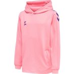 Hummel Core XK poly kapucnis rózsaszín gyerek pulóver