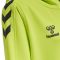 Hummel Core XK poly kapucnis lime gyerek pulóver