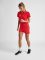 Hummel Core XK funkciónális piros női galléros póló