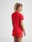 Hummel Core XK funkciónális piros női galléros póló