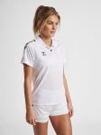Hummel Core XK funkciónális fehér női galléros póló