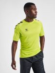 Hummel Core XK poly lime férfi póló