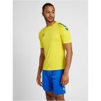 Hummel Core XK poly sárga/kék férfi póló