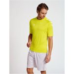 Hummel Core XK poly sárga férfi póló