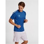 Hummel Core XK poly kék férfi póló