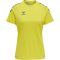 Hummel Core XK poly sárga/kék női póló