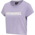 Hummel Legacy pamut lila női rövid póló