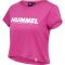 Hummel Legacy pamut pink női rövid póló