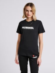 Hummel Legacy pamut fekete unisex póló