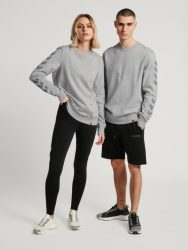 Hummel Legacy Chevron pamut szürke unisex pulóver