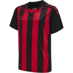 Hummel Core XK poly fekete/piros gyerek csíkos mez