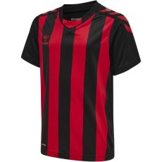 Hummel Core XK poly fekete/piros gyerek csíkos mez