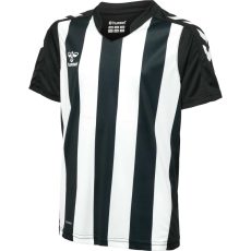 Hummel Core XK poly fekete/fehér gyerek csíkos mez