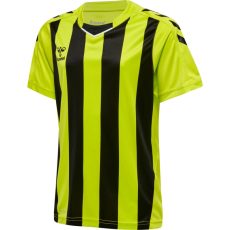 Hummel Core XK poly lime/fekete gyerek csíkos mez