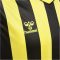 Hummel Core XK poly fekete/sárga gyerek csíkos mez