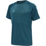 Hummel Core XK poly korallkék gyerek póló