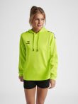 Hummel Core XK poly kapucnis lime női pulóver