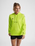 Hummel Core XK poly kapucnis lime női pulóver