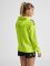 Hummel Core XK poly kapucnis lime női pulóver