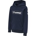 Hummel Box kapucnis sötétkék gyerek pulóver