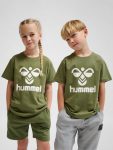 Hummel Tres pamut zöld gyerek póló