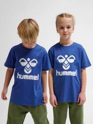 Hummel Tres pamut kék gyerek póló