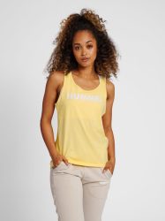 Hummel Legacy pamut sárga női trikó