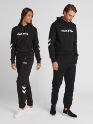 Hummel Legacy pamut fekete unisex nadrág