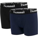   Hummel Nolan fekete/sötétkék fiú boxer alsónadrág 2 darab
