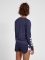 Hummel Noni 2.0 pamut sötétkék női pulóver