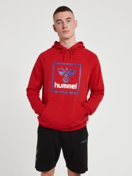 Hummel Isam 2.0 pamut kapucnis piros férfi pulóver