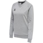 Hummel Move Grid pamut szürke női pulóver