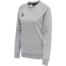 Hummel Move Grid pamut szürke női pulóver