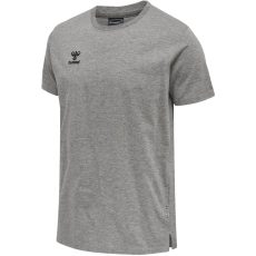 Hummel Move Grid pamut szürke férfi póló