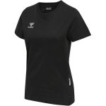 Hummel Move Grid pamut fekete női póló