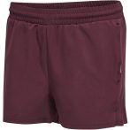 Hummel Move Grid szőtt bordó női szabadidő rövidnadrág