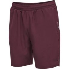  Hummel Move Grid szőtt bordó férfi szabadidő rövidnadrág