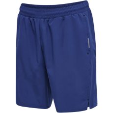 Hummel Move Grid szőtt kék férfi szabadidő rövidnadrág