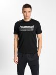 Hummel Legacy Carson pamut fekete unisex póló