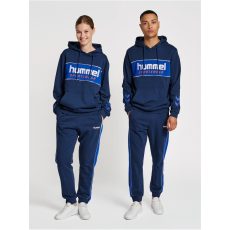 Hummel Legacy Julian pamut kapucnis sötétkék unisex pulóver