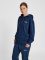 Hummel Legacy Austin kapucnis  pamut sötétkék unisex pulóver