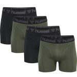 Hummel Marston pamut fekete/zöld boxeralsó 4 darab