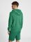 Hummel Legacy Gabe pamut kapucnis zöld férfi pulóver