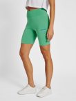 Hummel Legacy Cameron pamut feszes zöld női rövidnadrág