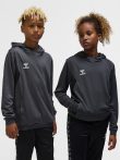    Hummel Authentic poly kapucnis sötétszürke gyerek pulóver