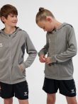   Hummel Authentic kapucnis szürke gyerek cipzáras szabadidő felső