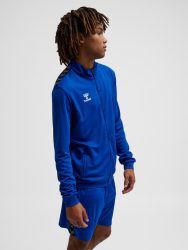 Hummel Authentic poly cipzáras kék unisex szabadidő felső