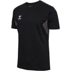 Hummel Authentic pamut fekete unisex póló