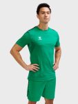 Hummel Authentic pamut zöld unisex póló