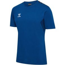Hummel Authentic pamut kék unisex póló